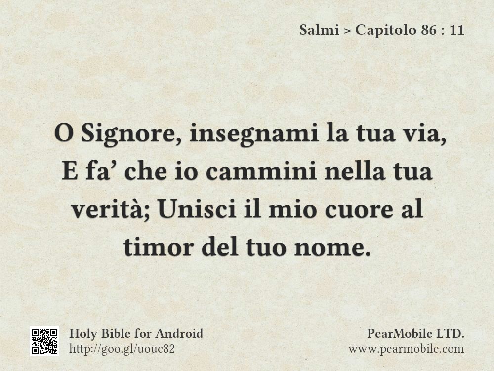 Salmi, Capitolo 86:11